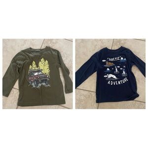 Garanimals Long Sleeve Tees Green and Blue
